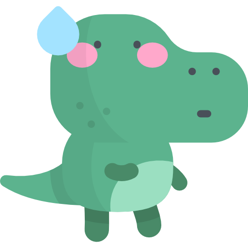 Embarrassed Dinosaur